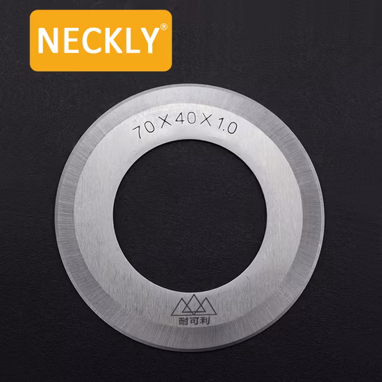 Cuchillo redondo para máquina de corte de cuero de 80 * 40 * 1 mm