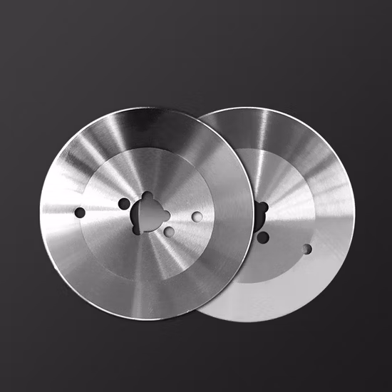 Cuchillas de corte de tela de carburo para cortadora de tela de hoja redonda
