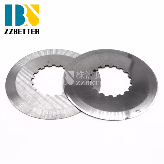Hojas para cortar cuero Hojas redondas de carburo de tungsteno