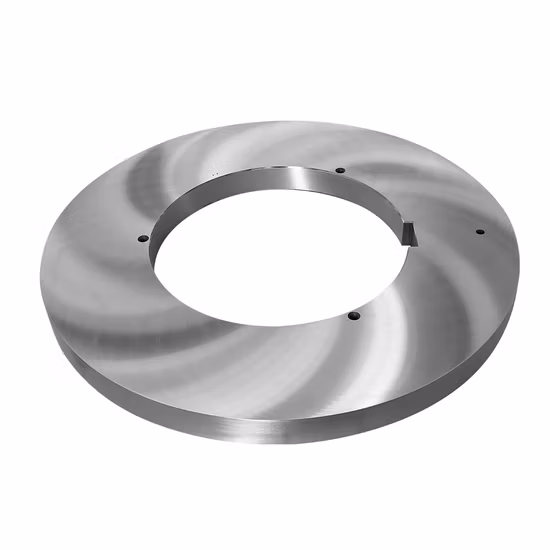 Maquinaria de corte longitudinal de bobinas de aluminio Cuchilla de corte de rollo personalizada para línea de corte longitudinal de chapa